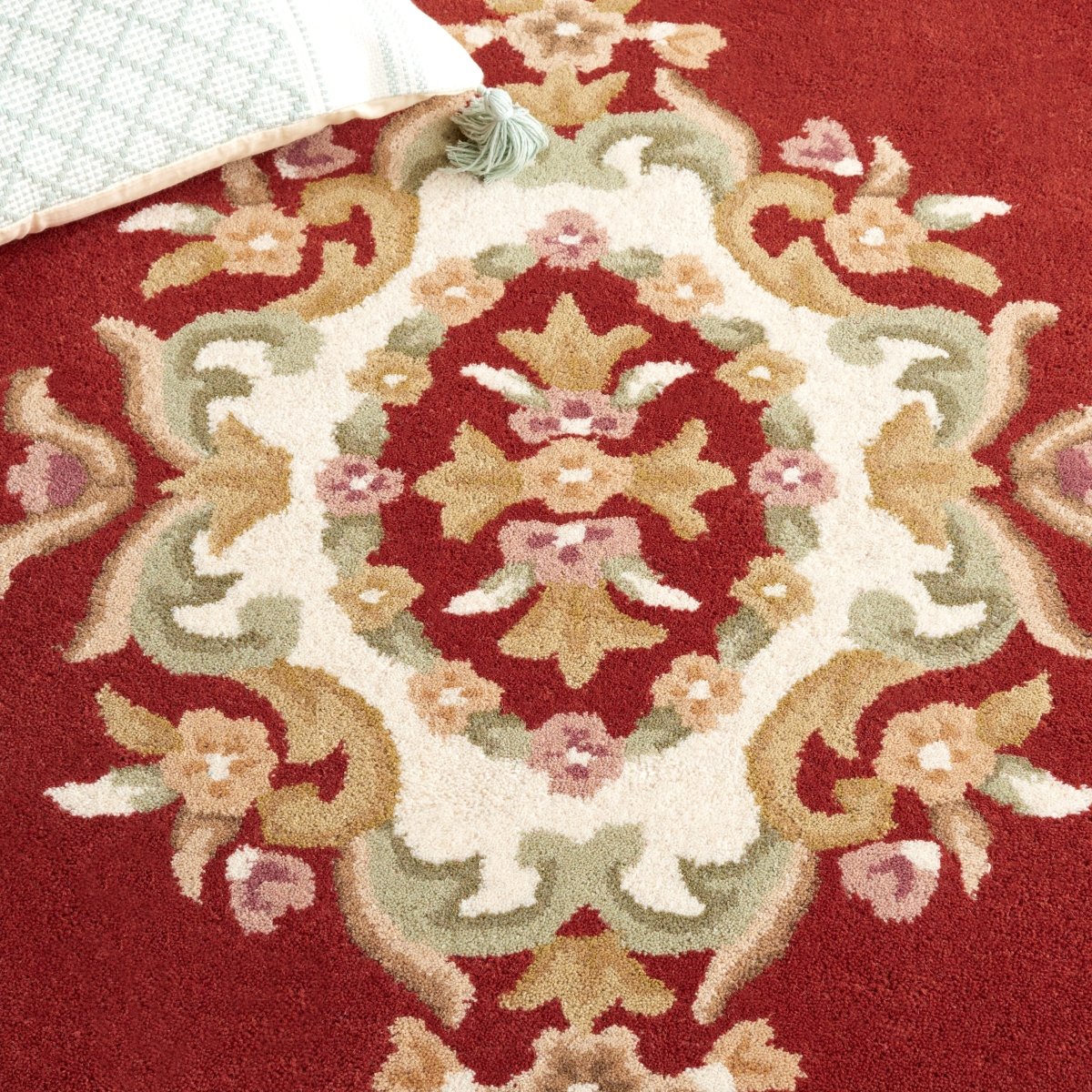 Safavieh Aubusson Aub301P Rust/Ivory Rug.