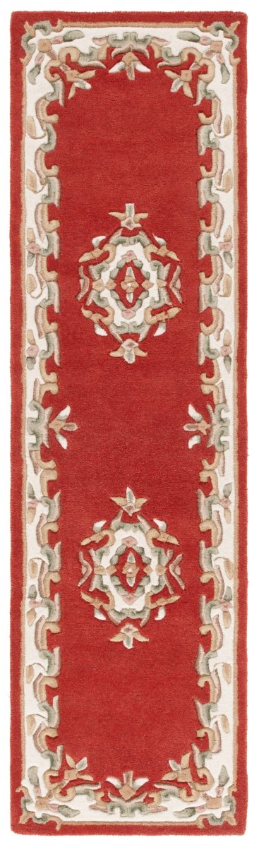 Safavieh Aubusson Aub301P Rust/Ivory Rug.