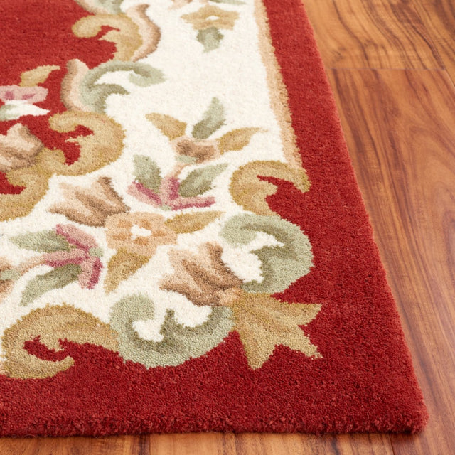 Safavieh Aubusson Aub301P Rust/Ivory Rug.