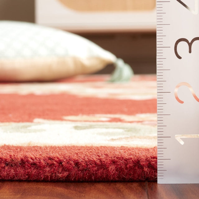 Safavieh Aubusson Aub301P Rust/Ivory Rug.