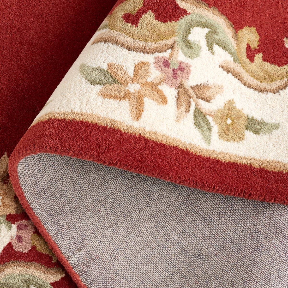 Safavieh Aubusson Aub301P Rust/Ivory Rug.
