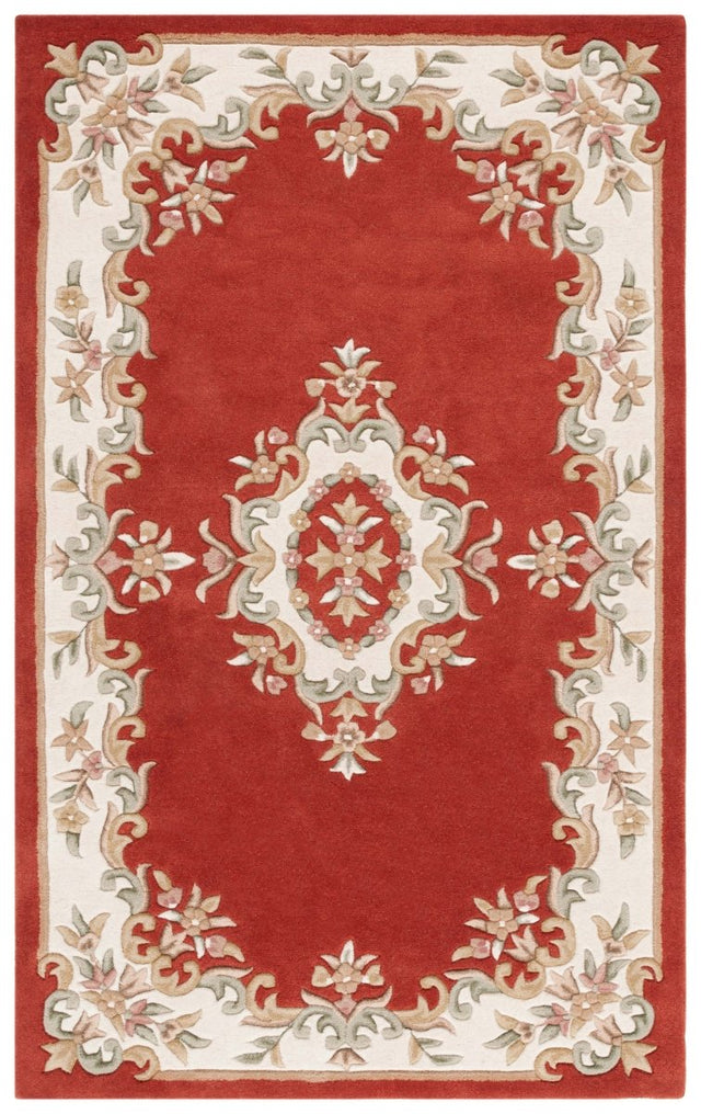 Safavieh Aubusson Aub301P Rust/Ivory Rug.