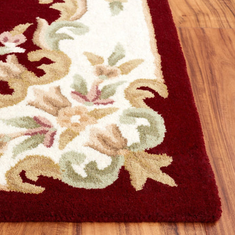 Safavieh Aubusson Aub301Q Red/Ivory Rug.