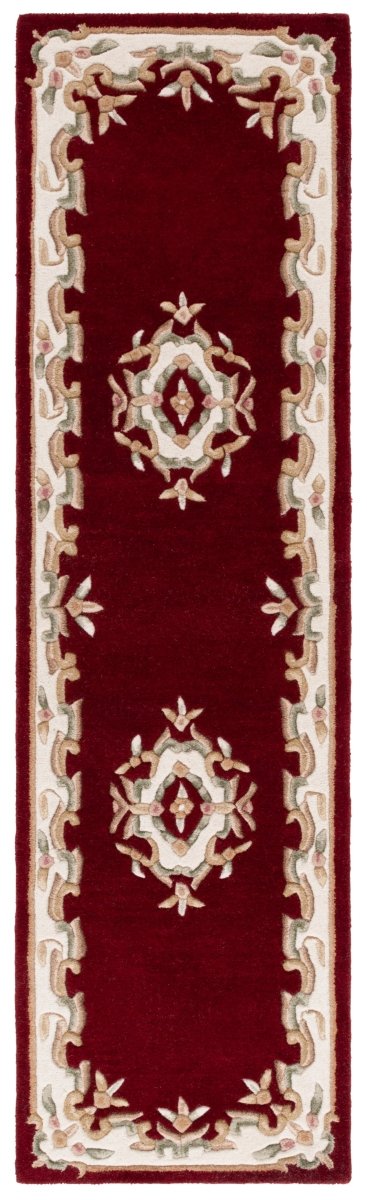 Safavieh Aubusson Aub301Q Red/Ivory Rug.