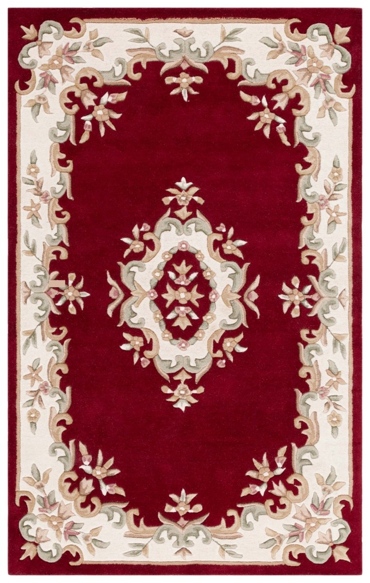 Safavieh Aubusson Aub301Q Red/Ivory Rug.