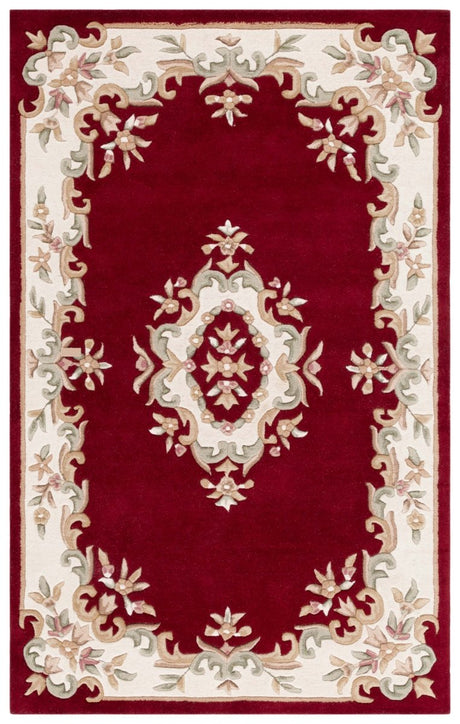 Safavieh Aubusson Aub301Q Red/Ivory Rug.
