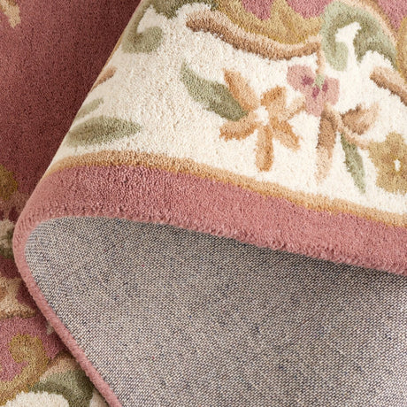 Safavieh Aubusson Aub301U Pink/Ivory Rug.