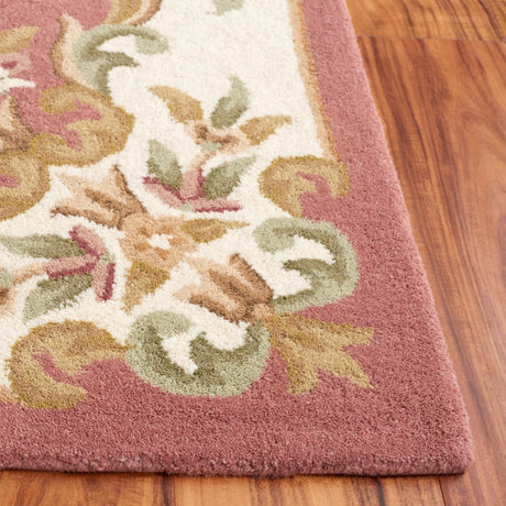 Safavieh Aubusson Aub301U Pink/Ivory Rug.