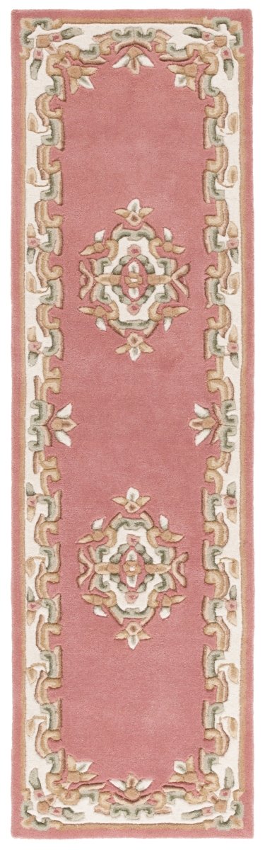 Safavieh Aubusson Aub301U Pink/Ivory Rug.