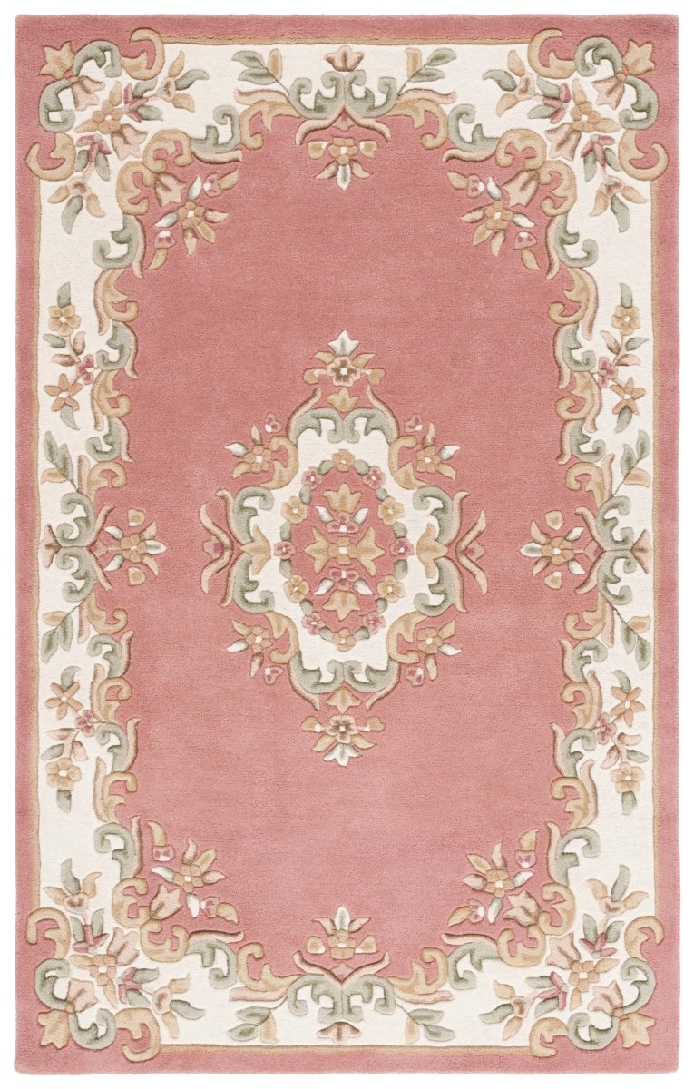 Safavieh Aubusson Aub301U Pink/Ivory Rug.