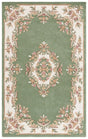 Safavieh Aubusson Aub301Y Green/Ivory Rug.