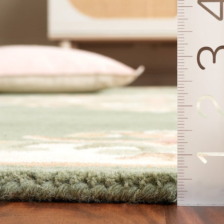 Safavieh Aubusson Aub301Y Green/Ivory Rug.