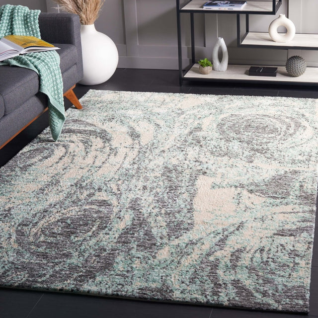 Safavieh Audrey Aud107M Blue/Grey Rug.