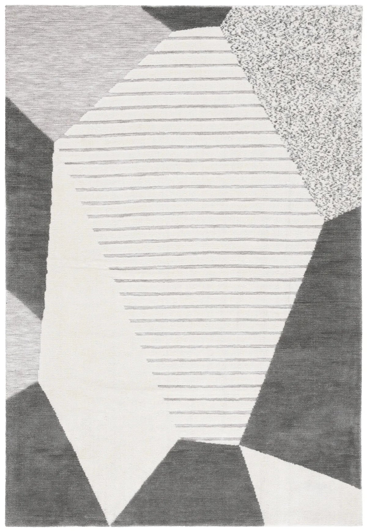 Safavieh Audrey 4'-0" x 6'-0" Rug in Grey / Ivory
