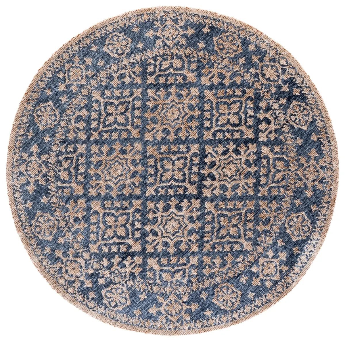 Safavieh Audrey 6'-0" x 6'-0" Rug in Blue / Beige