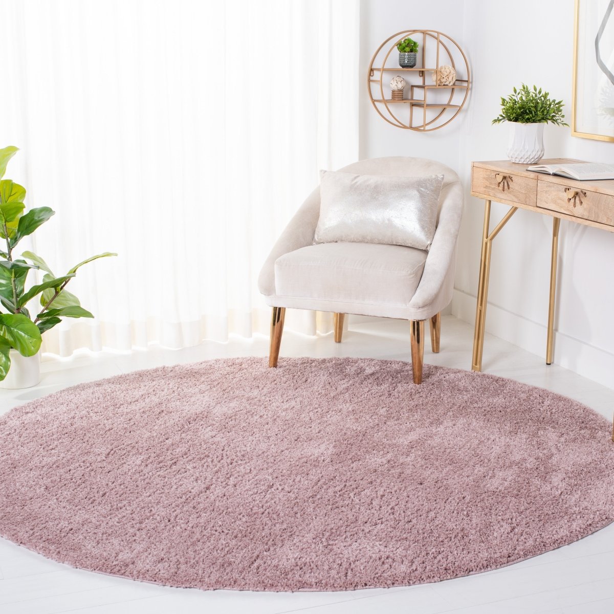 Safavieh August Shag Aug533U Pink Rugs.
