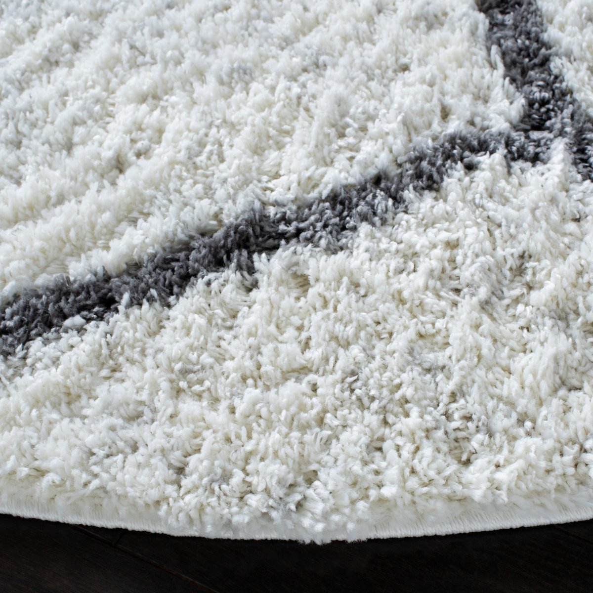 Safavieh August Shag Aug582A Ivory/Grey Rugs.