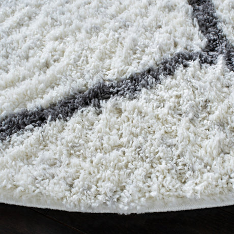 Safavieh August Shag Aug582A Ivory/Grey Rugs.