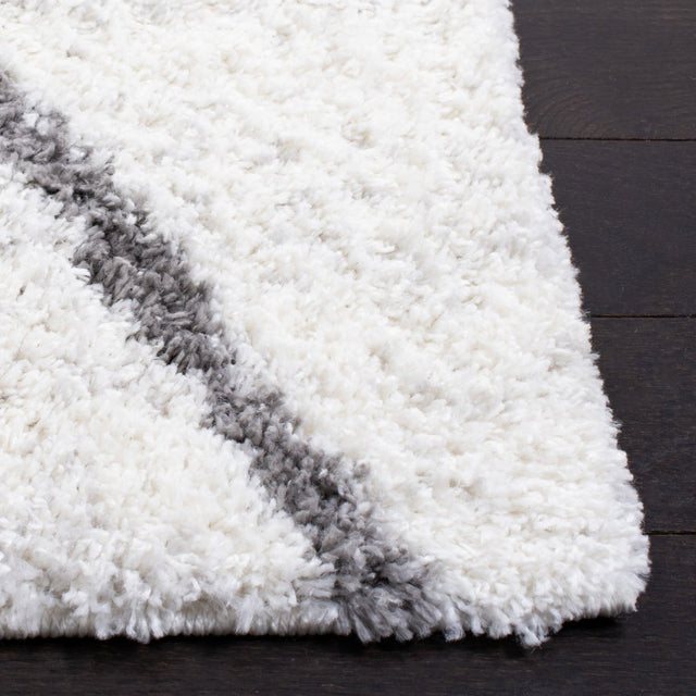 Safavieh August Shag Aug582A Ivory/Grey Rugs.