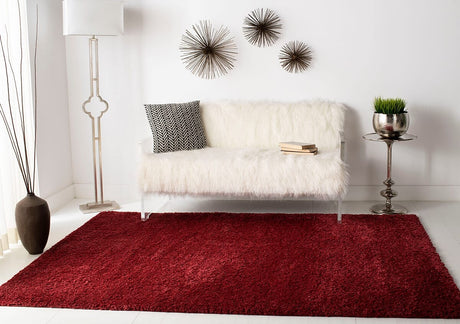 Safavieh August Shag Aug900S Burgundy Rug.