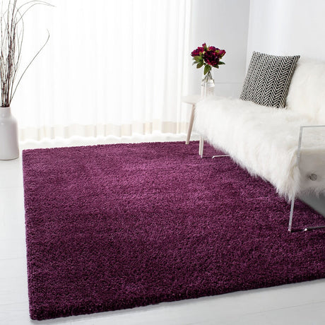 Safavieh August Shag Aug900W Purple Rugs.