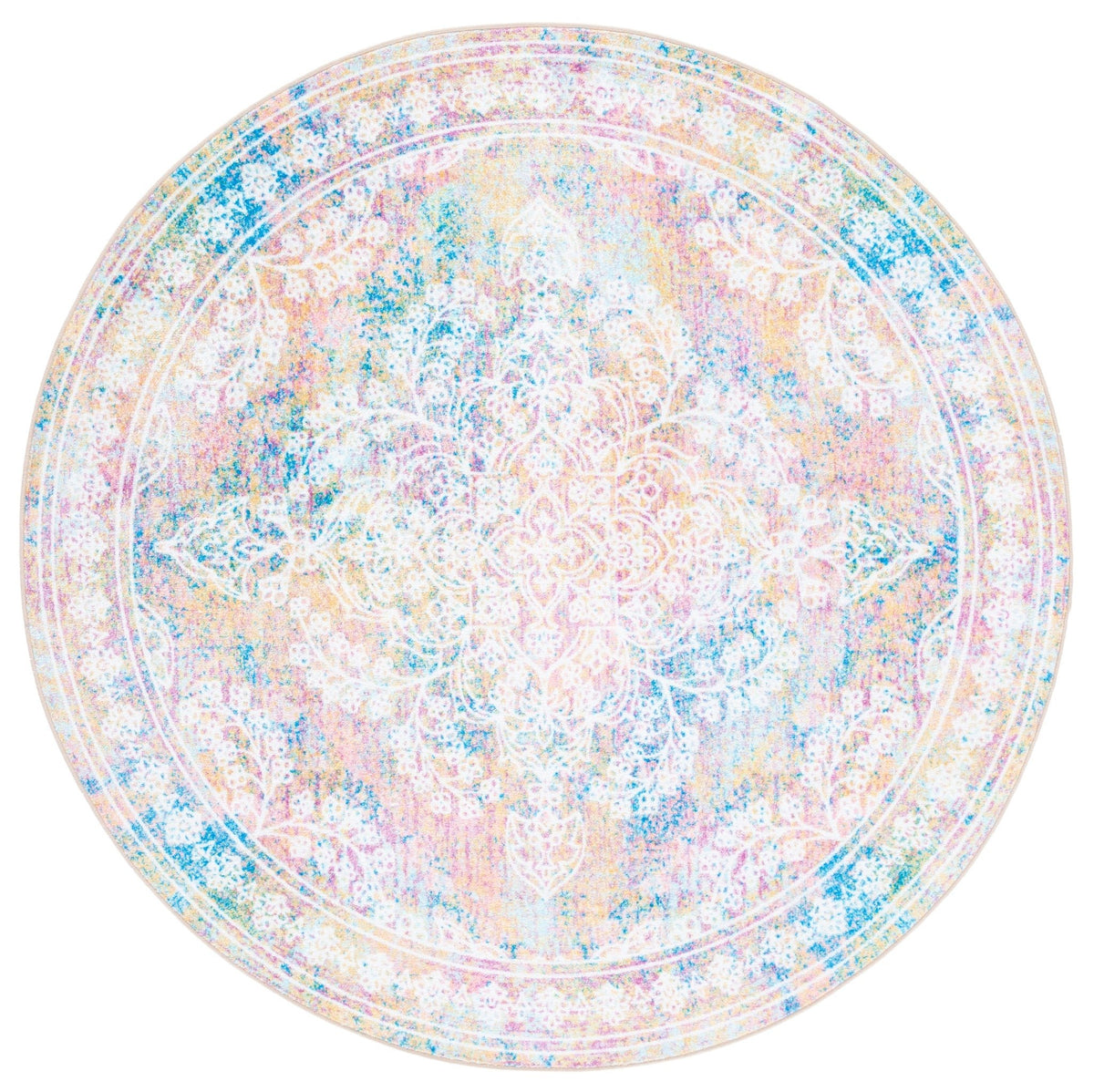 Safavieh Bahia Bah161A Ivory/Blue Rug - Safavieh - bah161a - 7r