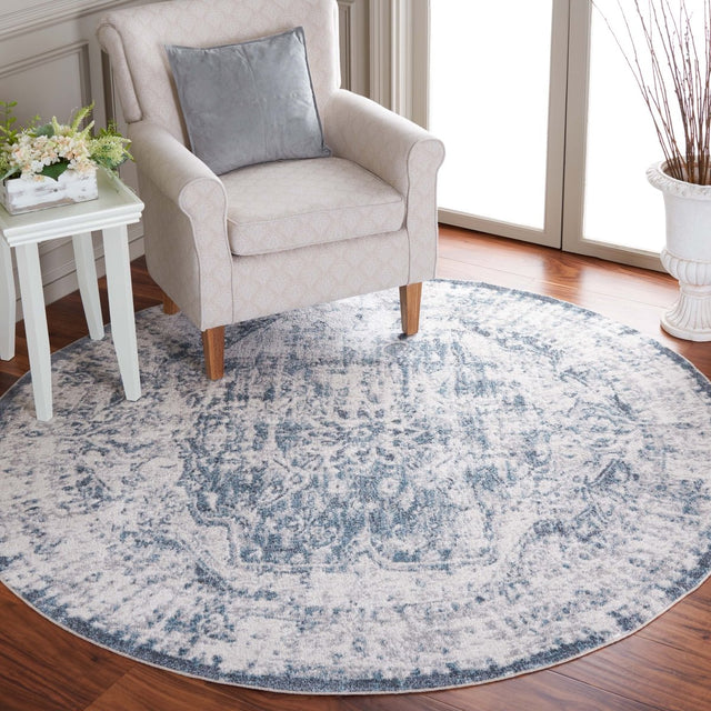 Safavieh Baltimore Bal850F Light Grey/Blue Rug.