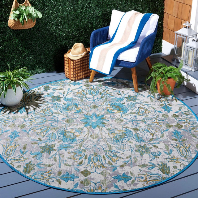 Safavieh Barbados Bar513M Ivory/Light Blue Rug.