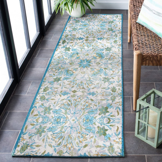 Safavieh Barbados Bar513M Ivory/Light Blue Rug.