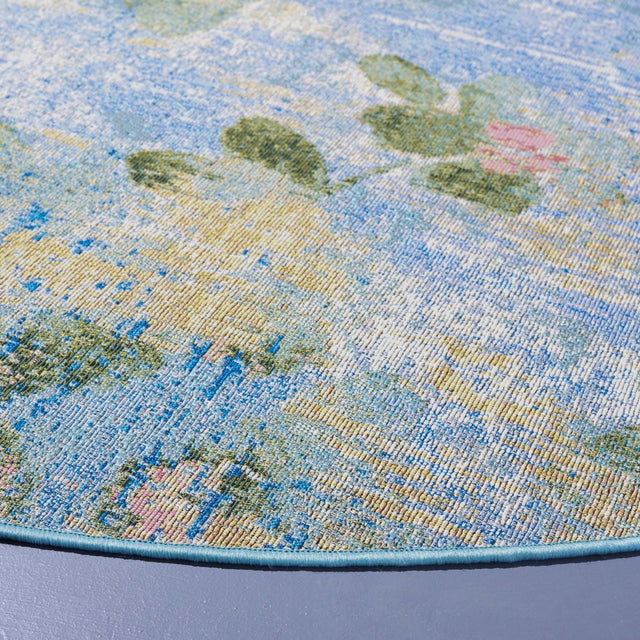 Safavieh Barbados Bar522M Light Blue/Green Rug.