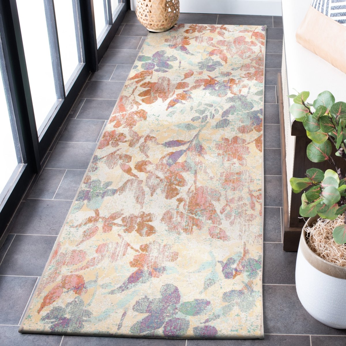 Safavieh Barbados Bar525B Beige/Red Rug.