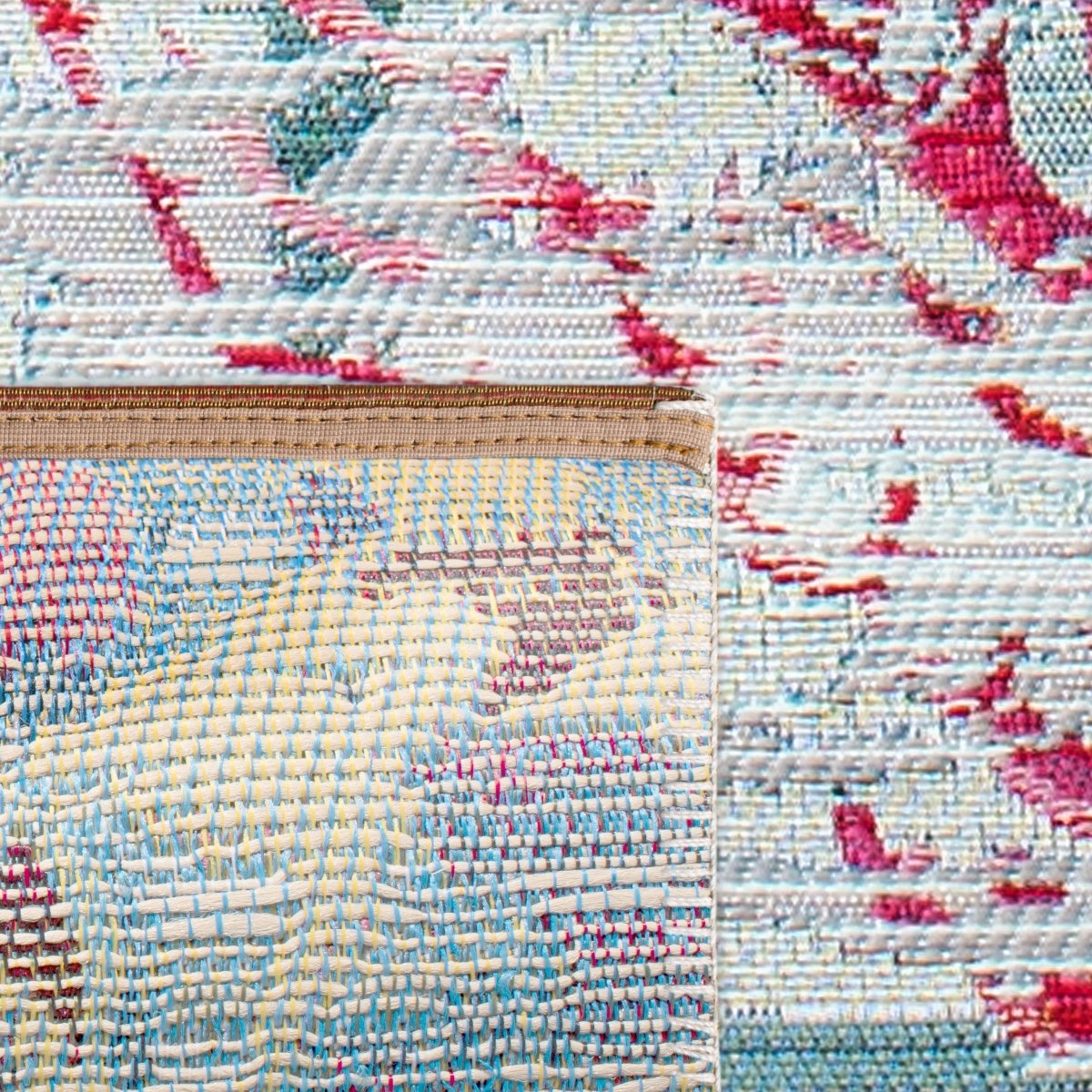 Safavieh Barbados Bar535J Teal/White Rugs.