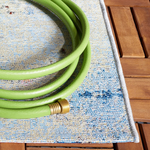 Safavieh Barbados Bar537A Ivory/Blue Rust Rug.