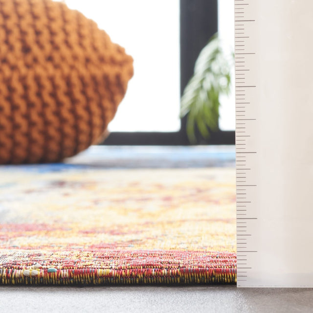 Safavieh Barbados Bar540M Blue/Rust Gold Rug.