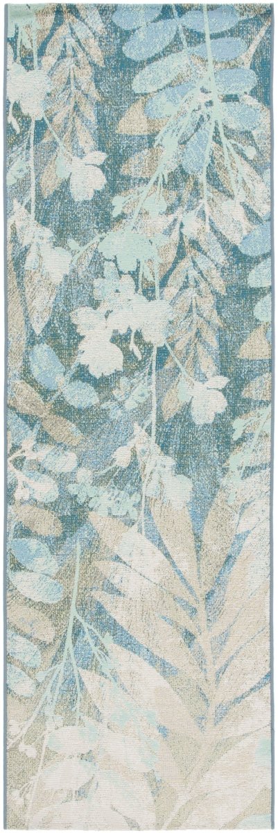 Safavieh Barbados Bar541K Blue Green/Ivory Rug.