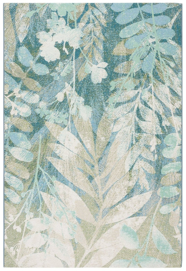 Safavieh Barbados Bar541K Blue Green/Ivory Rug.