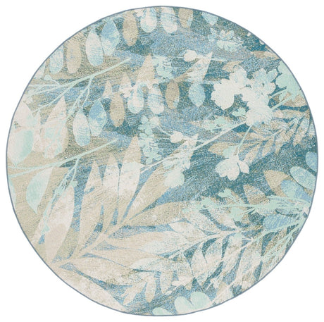 Safavieh Barbados Bar541K Blue Green/Ivory Rug.