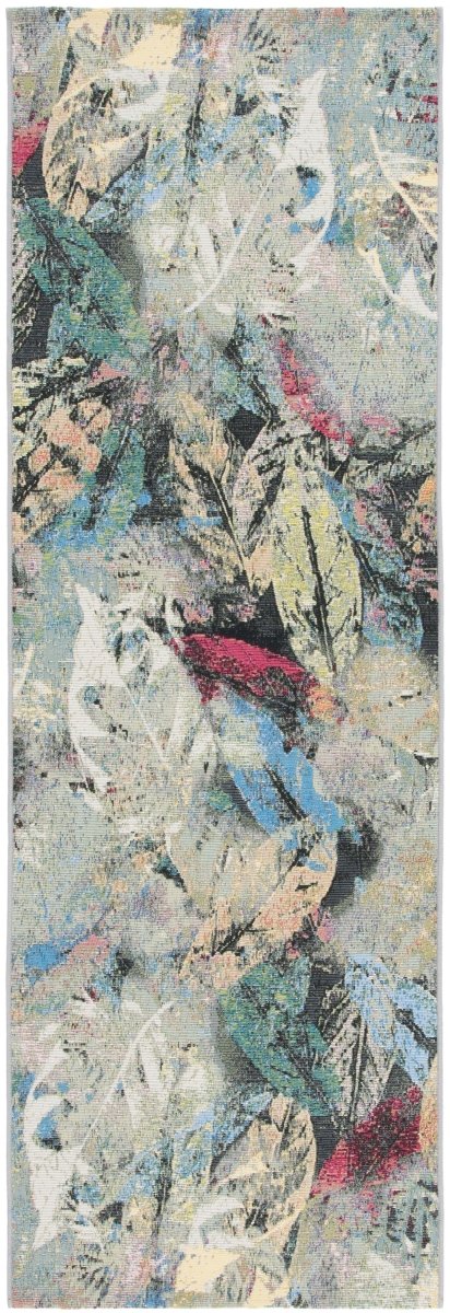 Safavieh Barbados Bar542Y Black Green/Pink Rug.