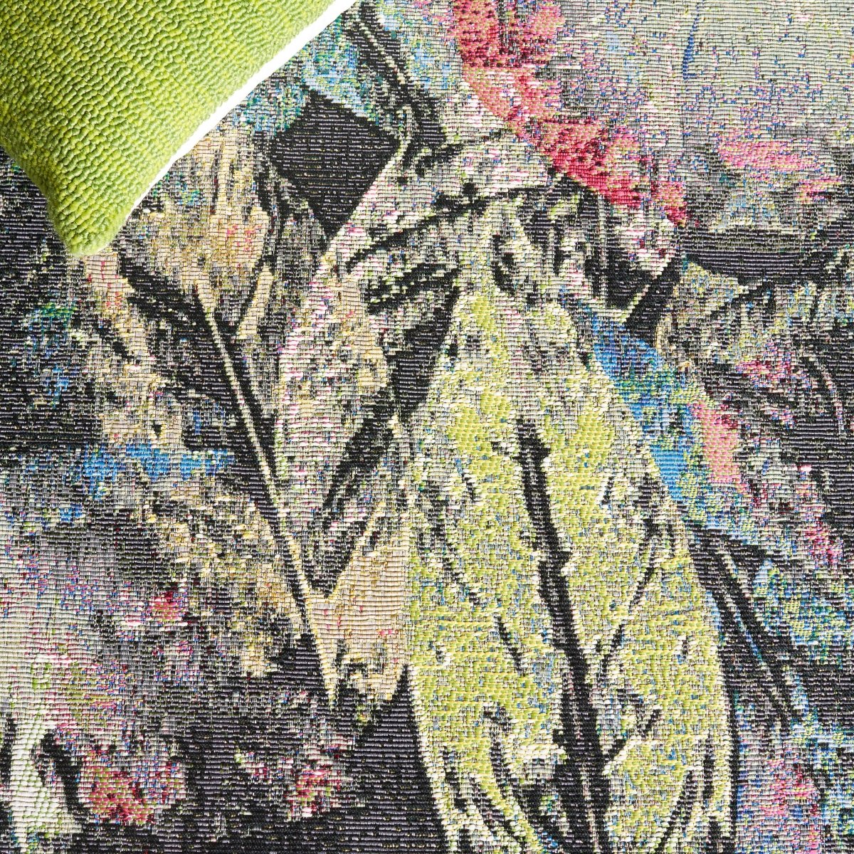 Safavieh Barbados Bar542Y Black Green/Pink Rug.