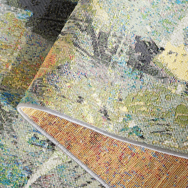 Safavieh Barbados Bar542Y Black Green/Pink Rug.