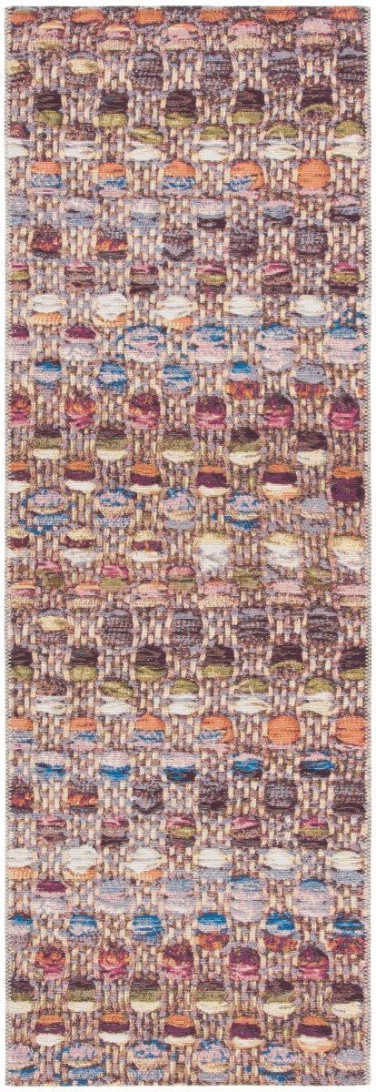 Safavieh Barbados Bar546V Purple/Green Rust Rug.