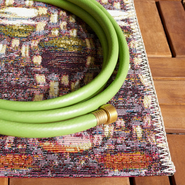 Safavieh Barbados Bar546V Purple/Green Rust Rug.