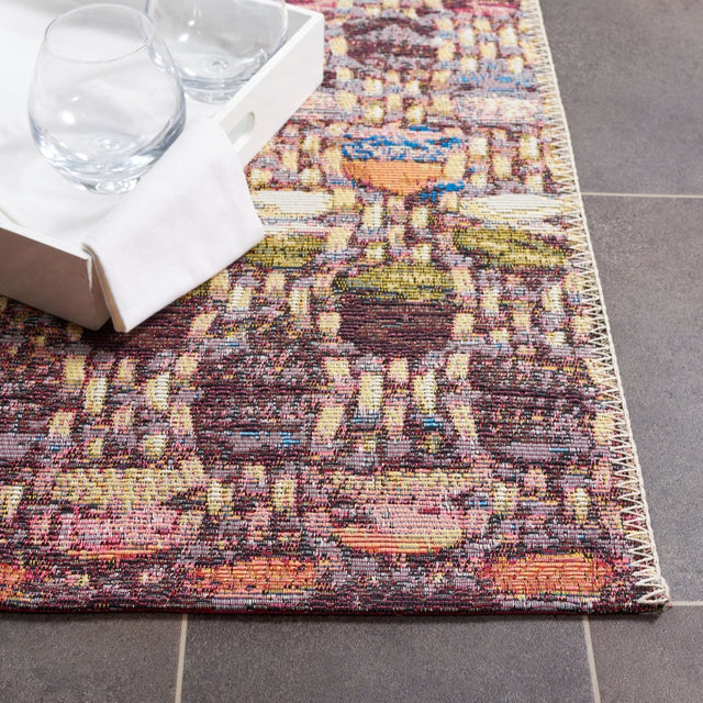 Safavieh Barbados Bar546V Purple/Green Rust Rug.