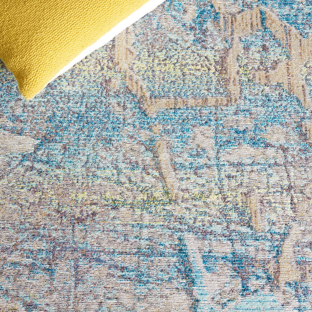 Safavieh Barbados Bar548A Ivory Blue/Green Rug.