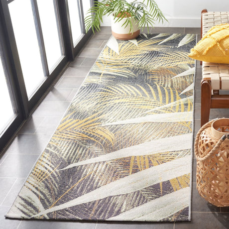 Safavieh Barbados Bar549Z Black Green/Gold Rug.