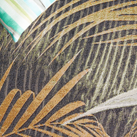 Safavieh Barbados Bar549Z Black Green/Gold Rug.