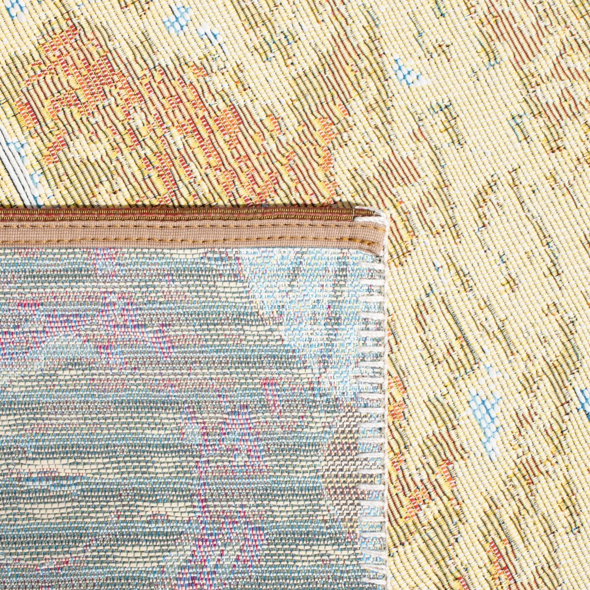Safavieh Barbados Bar555A Gold/Blue Rugs.