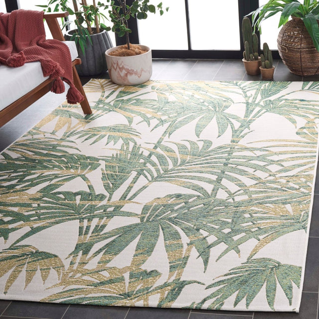 Safavieh Barbados Bar561A Ivory/Green Rug.