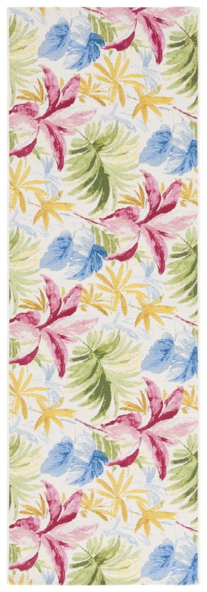 Safavieh Barbados Bar562A Ivory/Green Rust Rug.