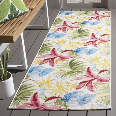 Safavieh Barbados Bar562A Ivory/Green Rust Rug.